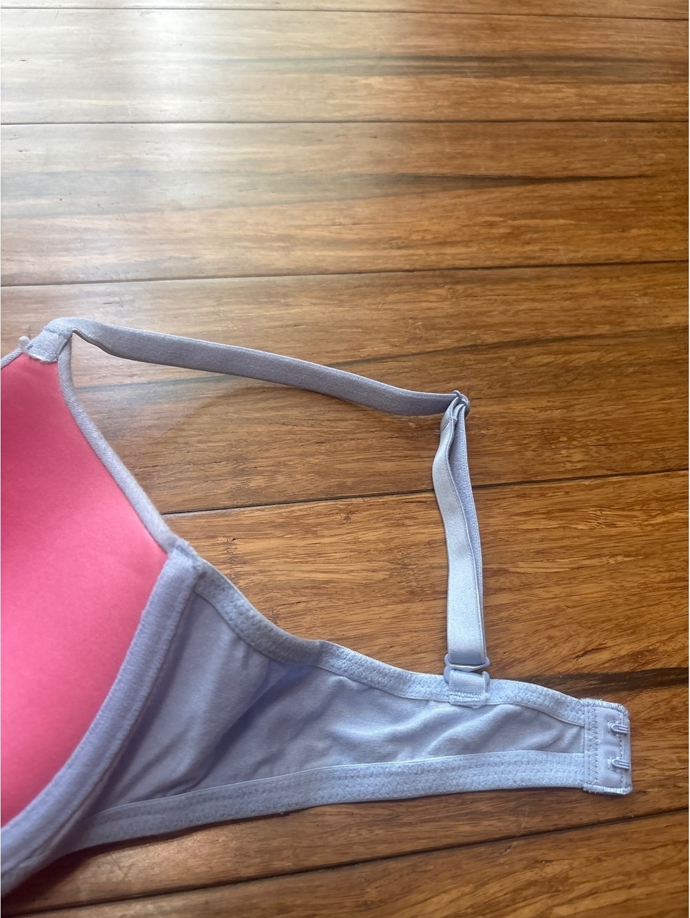 Victoria's Secret PINK Light Blue Underwire Bra Size 36C Wear Everywhere Push Up - Picture 5 of 7